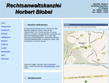 Tablet Screenshot of norbert-blobel.de
